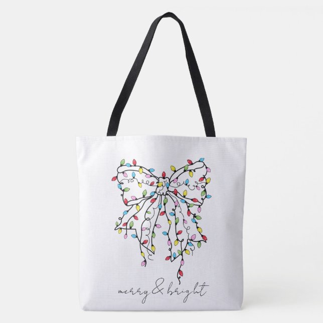 Coquette Bow fröhliche und helle Tasche (Vorderseite)