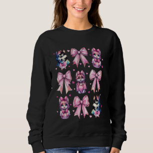 Coquette Bow Furry Fandom Fursona Fursuit Niedlich Sweatshirt