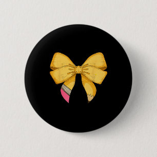 Coquette Bow Lehrer Student zurück zur Schule glüc Button
