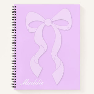 Coquette Bow Notebook Notizbuch