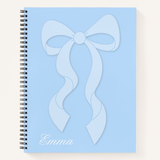Coquette Bow Notebook Notizbuch (Vorderseite)