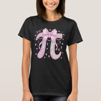 Coquette Bow Pi Math Lovers Men Women Girls Youth T-Shirt