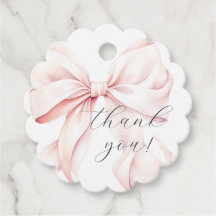 Coquette Bow Pink Baby Dusche