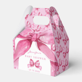 Coquette Bow | Pink Baby Girl Dusche Geschenkschachtel