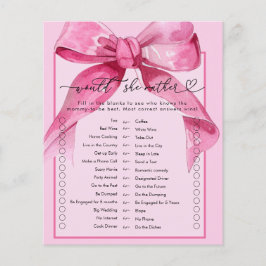 Coquette Bow | Pink Baby Girl Duschspiel