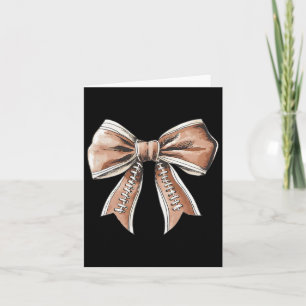 Coquette Bow Pumpkin American Footll Erntedank Karte
