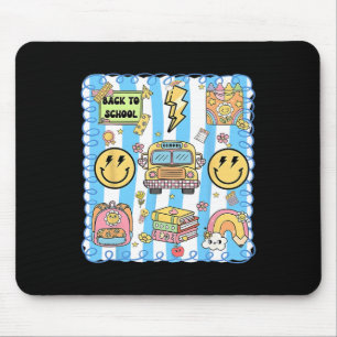 Coquette Bow School Bus Funny Back To School Lehre Mousepad