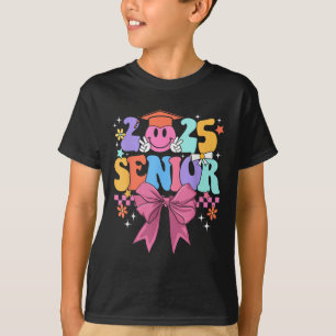 Coquette Bow Senior 2025 Cl von 2025 Abschluss SMI T-Shirt
