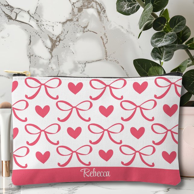 Coquette Bow und Heart Accessory Bag Zubehörtasche (Von Creator hochgeladen)