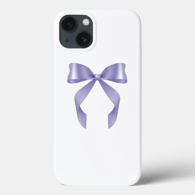 Coquette Bow violet Conception iPhone / coque ipad (Verso)