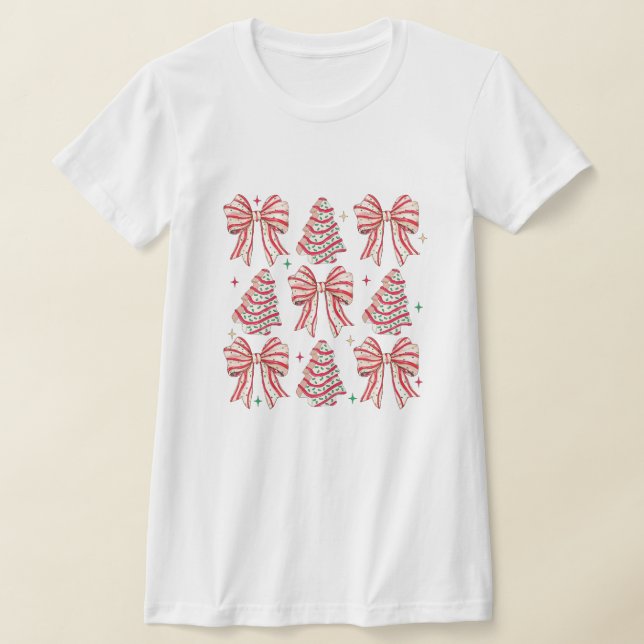 Coquette Bows Christmas Tshirt (Poser)