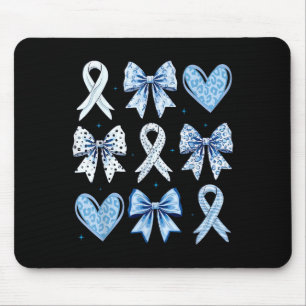 Coquette Bows Herz Ribbon Diabetes Aufklärung T1d Mousepad