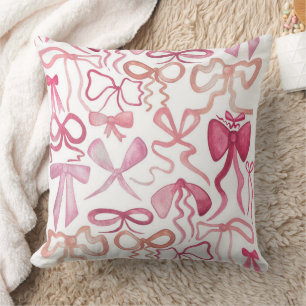 Coquette Brautparty-Geschenke Rosa Schleife Wohnde Kissen