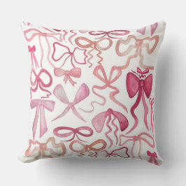 Coquette Brautparty Gift Pink Bow Wohngestaltung Kissen