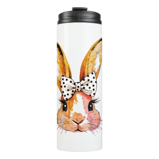 Coquette Bunny Bow Osterreisen Schluchten & Therma Thermosbecher (Vorderseite)