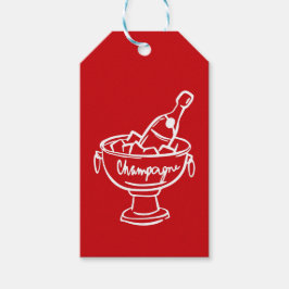 Coquette Champagne Geschenkanhänger