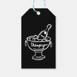 Coquette Champagne Geschenkanhänger