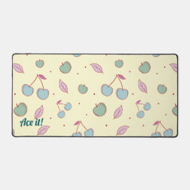 Coquette Cherries & Apple Anpassen von Slogan oder Schreibtischunterlage