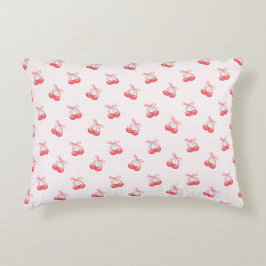 Coquette Cherries Bow Muster Dekokissen