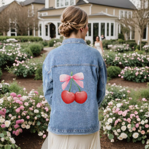 Coquette Cherries Jeansjacke