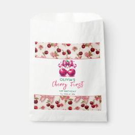 Coquette Cherry 1. Geburtstag Geschenktütchen