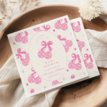 Coquette Cherry auf Top Baby Dusche