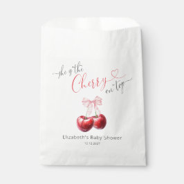 Coquette Cherry Baby Dusche Geschenktütchen