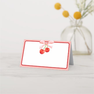 Coquette Cherry Blank Food Label oder Platzkarte