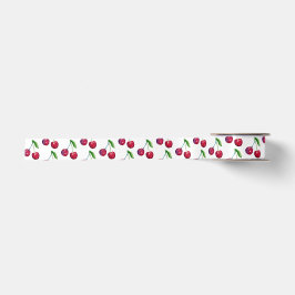 Coquette Cherry Niedlich Hand-Illustriert Bright B Satinband