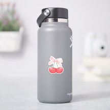 Coquette Cherry Pink Aufkleber, Mädchenhafter Aufk