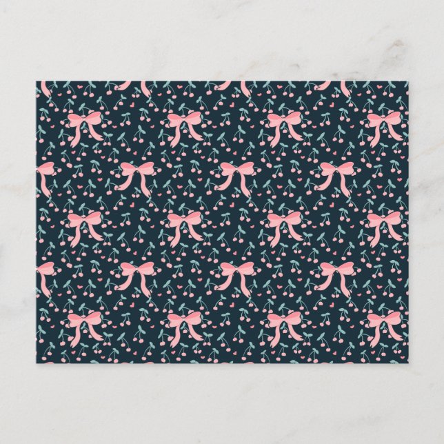 Coquette Cherry Postkarte (Vorderseite)