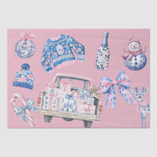 Coquette Chinoiserie Weihnachtsbilder Seidenpapier
