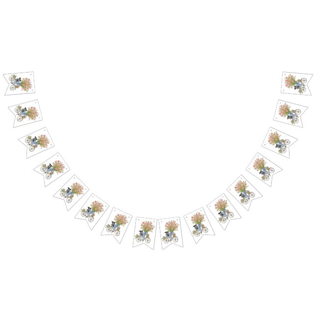 Coquette Chiot Anniversaire Fête de Bund drapeaux (Tout)