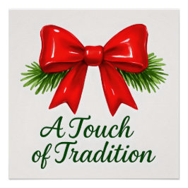 Coquette Christmas Bow - Messy Girl Magic ✨ Poster