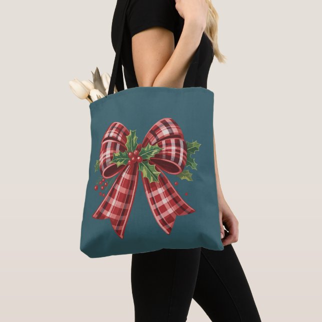 Coquette Christmas Bow Squad Geschenk Niedlich Win Tasche (Von Nahem)