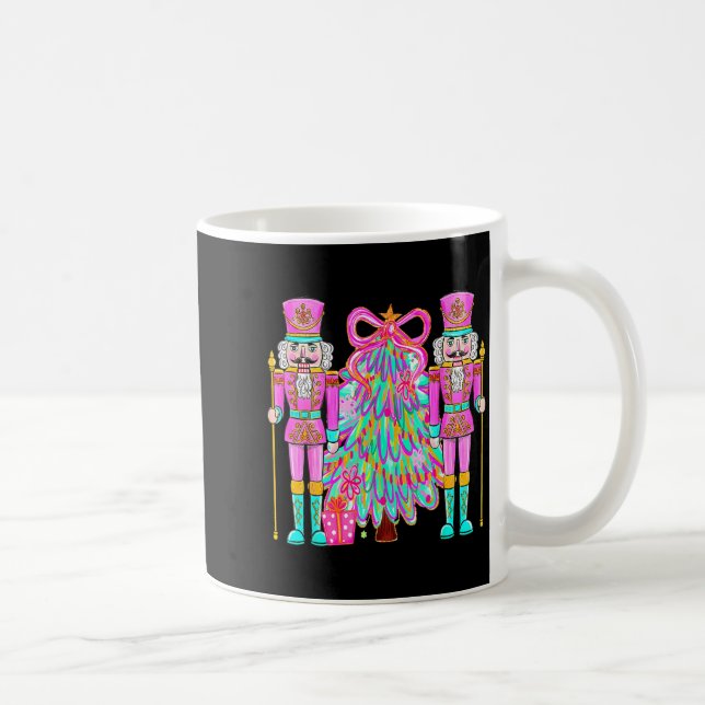 Coquette Christmas Tree Nk Nutcrackers Xmas Women  Kaffeetasse (Rechts)