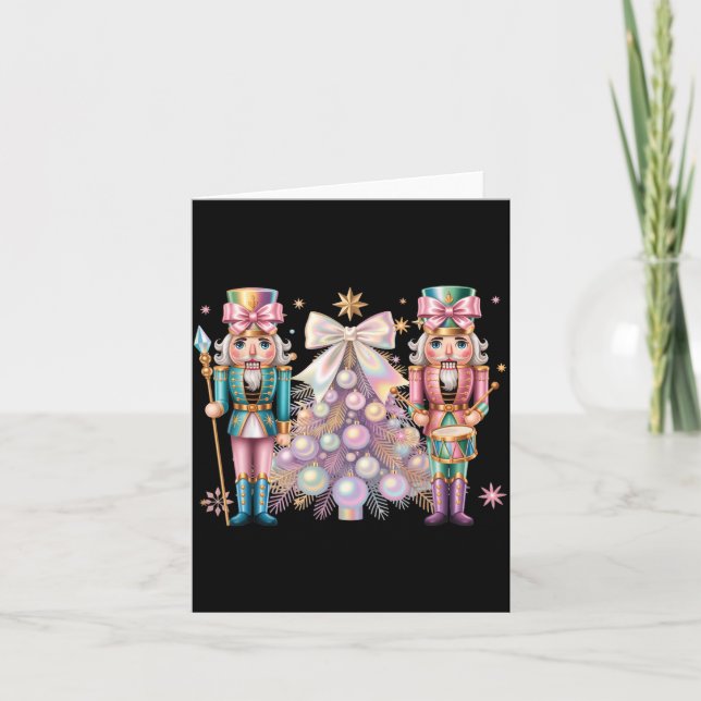 Coquette Christmas Tree Nutcrackers Ballet Xmas Wo Karte (Vorderseite)