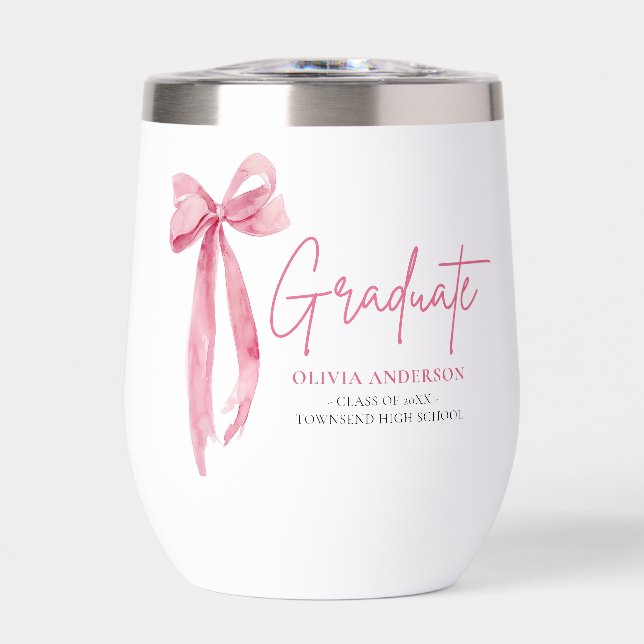 Coquette de la botte rose moderne Graduate Graduat (Avant)