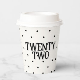 Coquette Diskothek Ball & Black Bow Chic Modernes Pappbecher