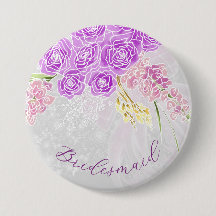 Coquette Durchsichtige rosa Schleife und Bouquet-B