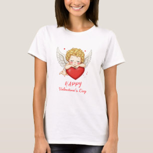 Coquette Engel Kirub Herzlichen Glückwunsch Valent T-Shirt