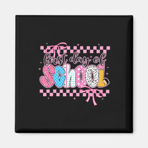 Coquette Erster Schultag Preppy Back To School Magnet