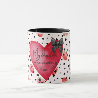 Coquette Fille Affirmation Positive Fraise Mug