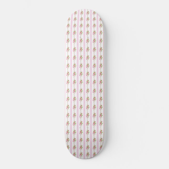 Coquette Floral Skateboard Deck (Vorderseite)