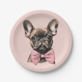 Coquette Frenchie Pappteller