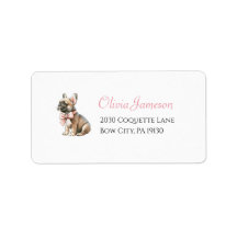 Coquette Frenchie, Pariser Adressetikett