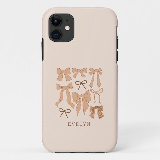 Coquette Giro Bows Case-Mate iPhone Hülle (Rückseite)