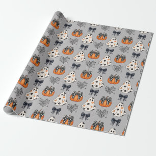 Coquette Halloween Charm Geschenkpapier