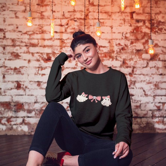 Coquette Halloween Ghost Sweatshirt (Von Creator hochgeladen)