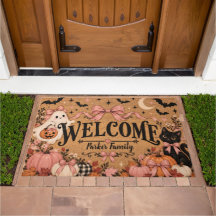 Coquette Halloween Rosa Schleife Geist Schwarze Ka